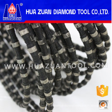 New Black Rubber Diamond Wire for Quarry